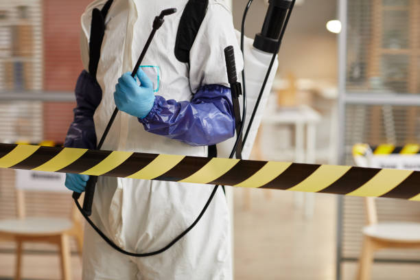 Professional Biohazard Cleanup technician working in Monroeville, OH